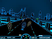 Флеш игра онлайн Трехмерные неоновые гонки / 3D Neon Race